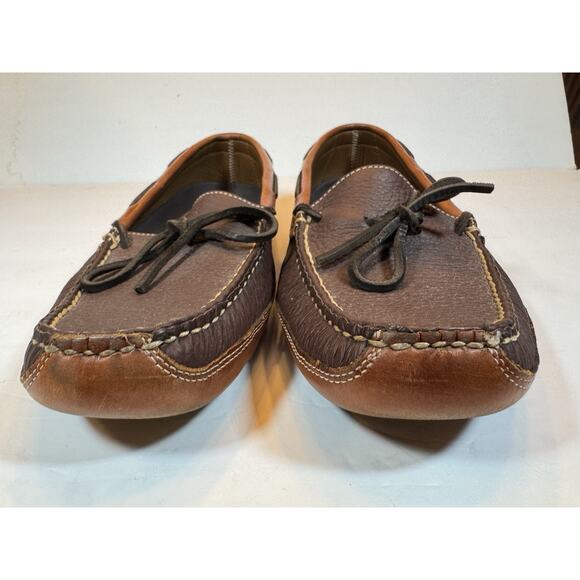 Size 11 LL Bean Bison Slippers Double Sole Leather Lined - Picture 2 of 11